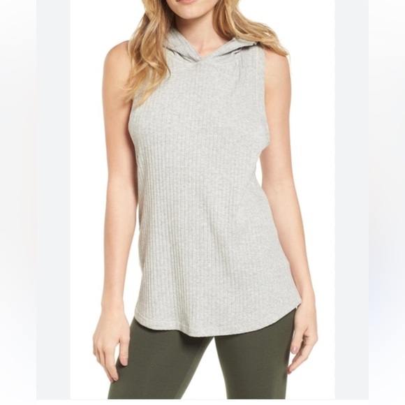 Ivy Park Ribbed Hooded Tank Racerback Branded Sz XS - Picture 5 of 11